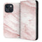 Pink Marble iPhone 15 Plus Folio Case