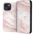Pink Marble iPhone 15 Plus Folio Case