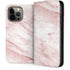 Pink Marble iPhone 15 Pro Max Folio Case