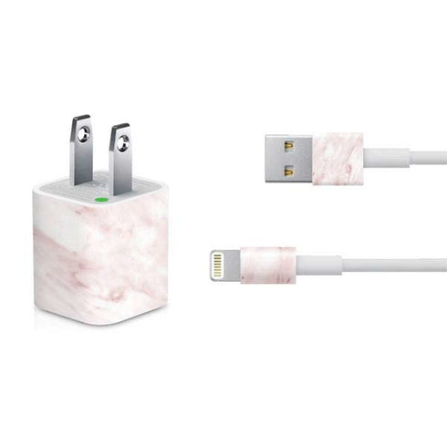 Pink Marble iPhone Charger (5W USB) Skin