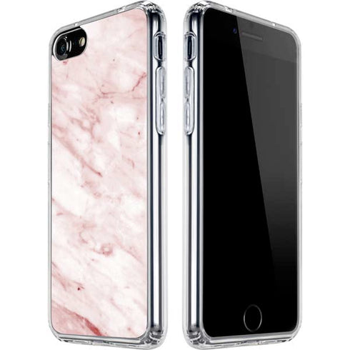 Pink Marble iPhone SE (2nd & 3rd Gen) Clear Case
