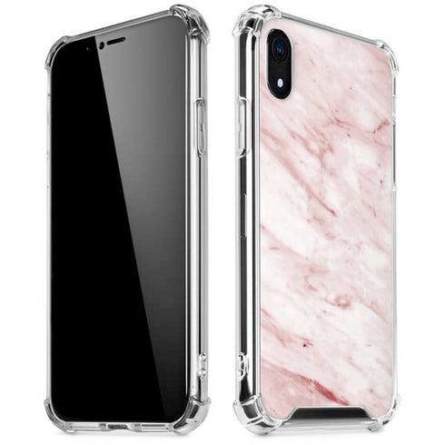 Pink Marble iPhone XR Clear Case