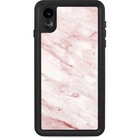 Pink Marble iPhone XR Waterproof Case