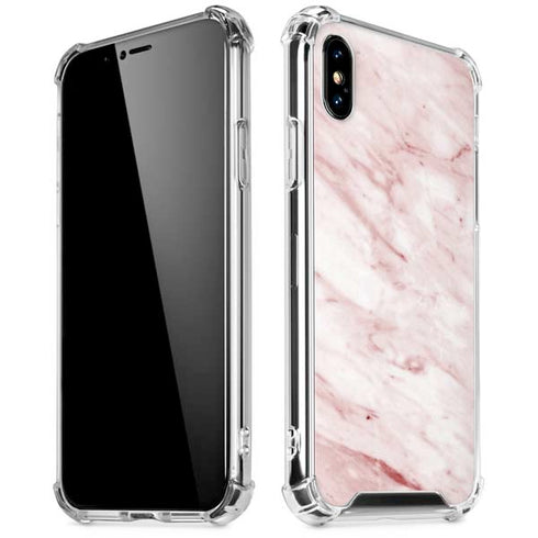 Pink Marble iPhone XS Max Clear Case