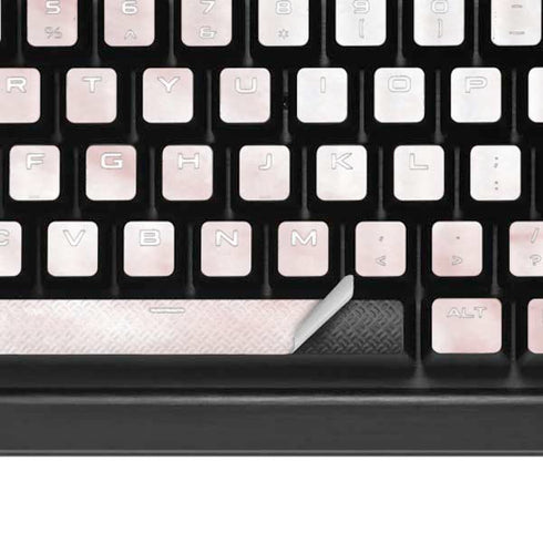 Pink Marble K95 RGB PLATINUM Mechanical Gaming Keyboard Skin