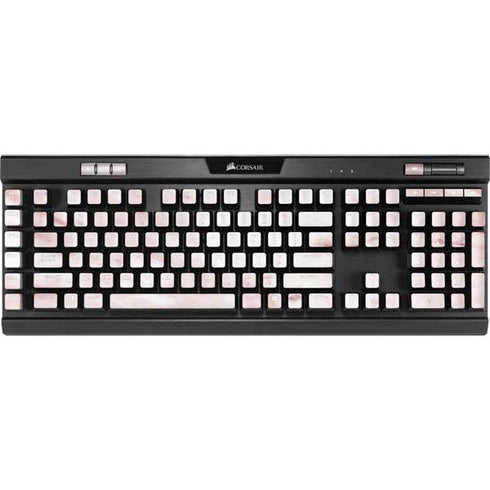Pink Marble K95 RGB PLATINUM Mechanical Gaming Keyboard Skin