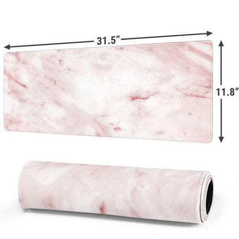 Pink Marble Gaming Mouse Pad