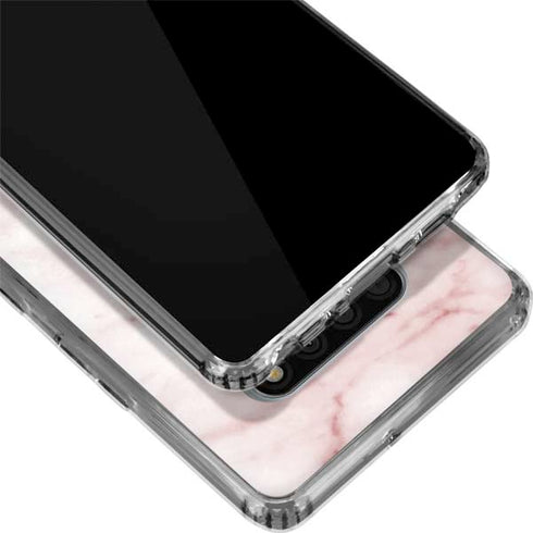 Pink Marble LG Stylo 6 Clear Case
