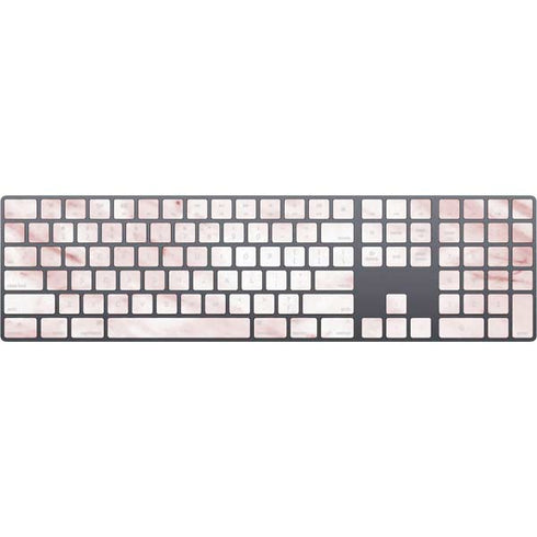 Pink Marble Magic Keyboard with Numeric Keypad Skin