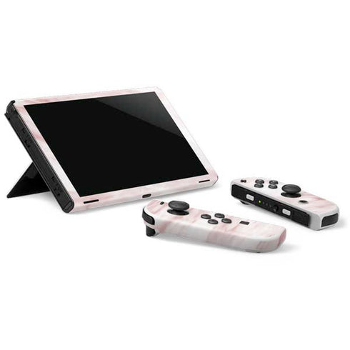 Pink Marble Nintendo Switch OLED (2021) Skin