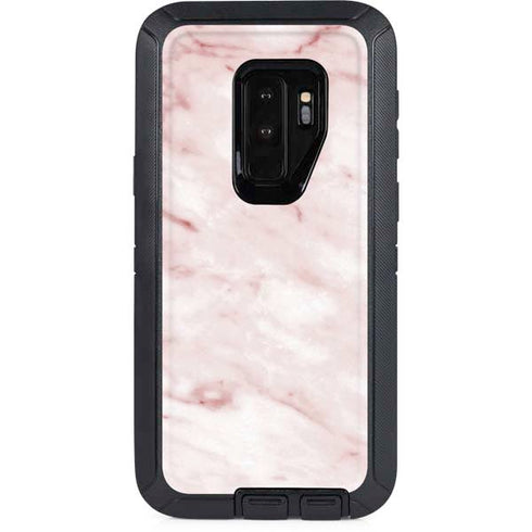 Pink Marble Otterbox Defender Galaxy Skin