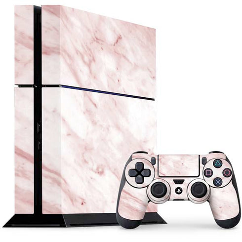 Pink Marble PS4 Console and Controller Bundle Skin
