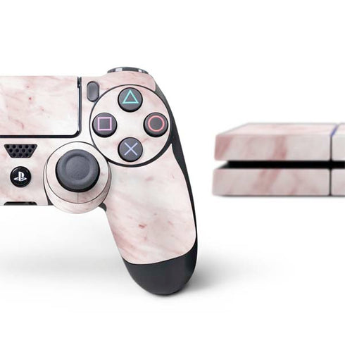 Pink Marble PS4 Console and Controller Bundle Skin