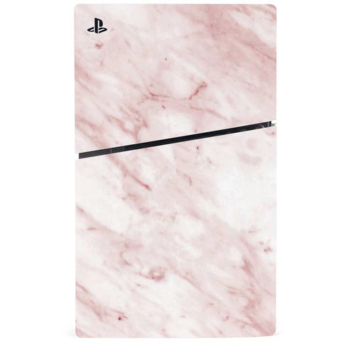 Pink Marble PS5 Slim Disk Console Skin
