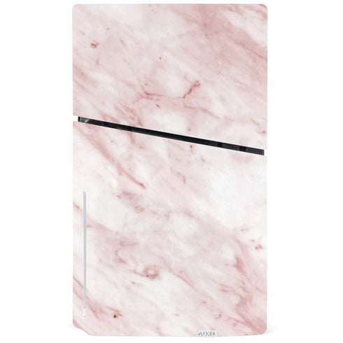 Pink Marble PS5 Slim Disk Console Skin