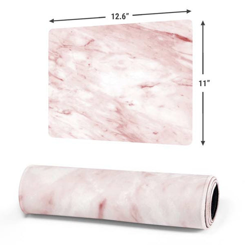 Pink Marble Gaming Mouse Pad