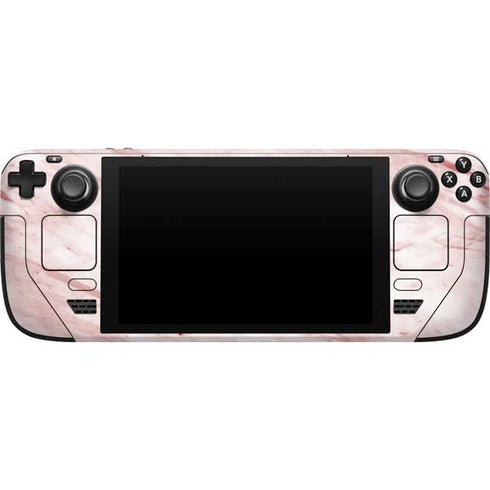 Pink Marble Steam Deck Handheld Gaming Computer Skin