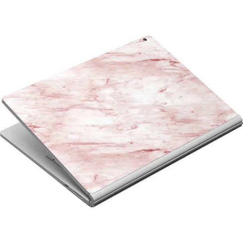 Pink Marble Surface Book Skin