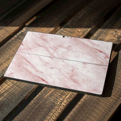 Pink Marble Surface Pro 6 Skin