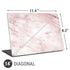 Pink Marble Universal Laptop 14in (11.4 x 8.2in) Skin
