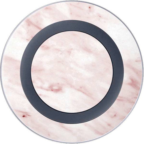 Pink Marble Wireless Charger Skin
