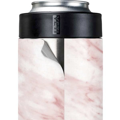 Pink Marble Yeti Colster Can Insulator Skin
