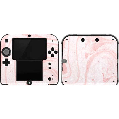 Pink Marbling Nintendo 2DS Skin