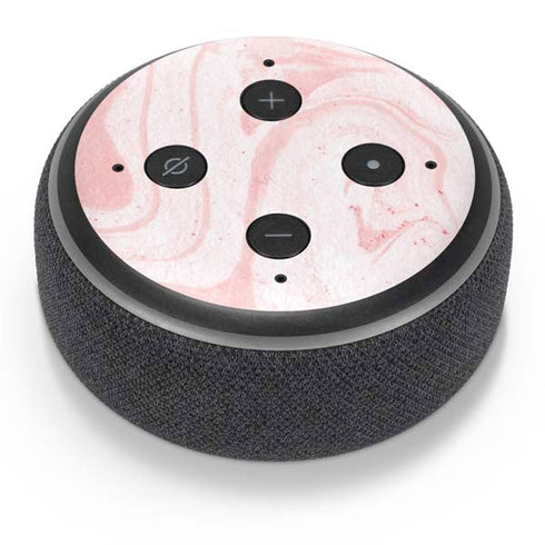 Pink Marbling Amazon Echo Dot Skin