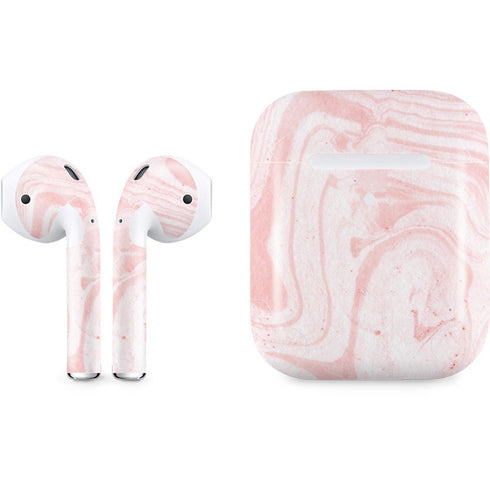 Pink Marbling Apple AirPods 2 Skin