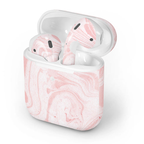 Pink Marbling Apple AirPods 2 Skin