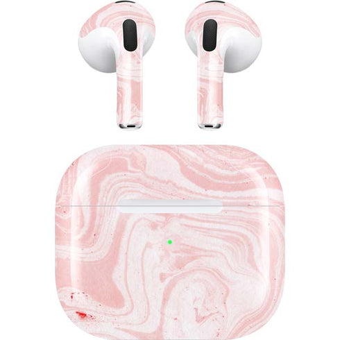 Pink Marbling Apple AirPods (3rd Gen 2021) Skin