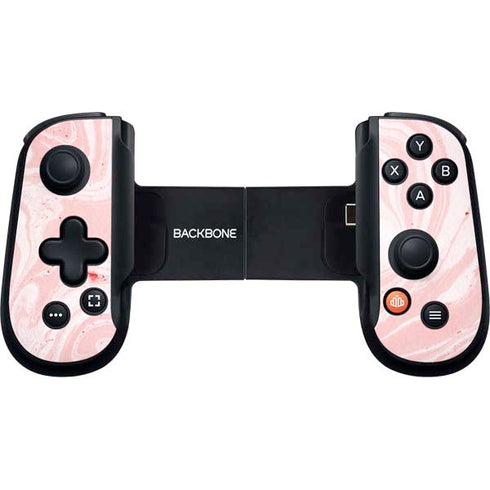 Pink Marbling Backbone One for iPhone Game Controller Skin