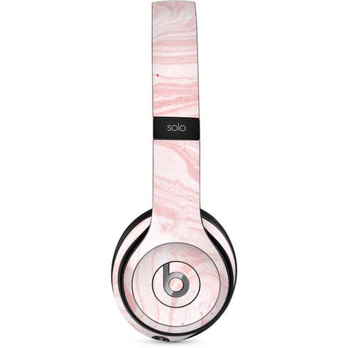 Pink Marbling Beats Solo 2 Wired Skin