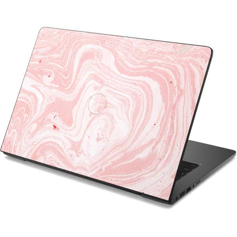 Pink Marbling Dell Chromebook Skin