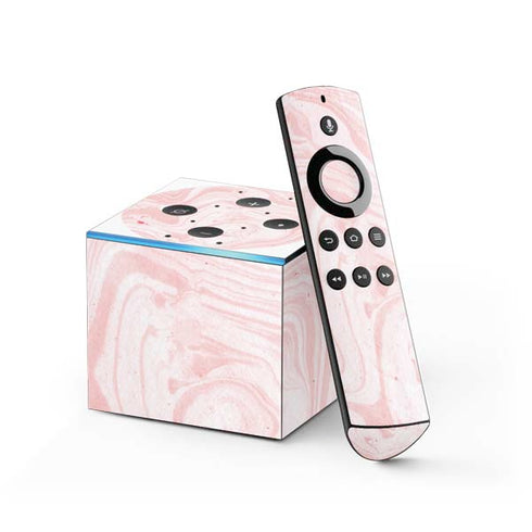 Pink Marbling Fire TV Cube Skin