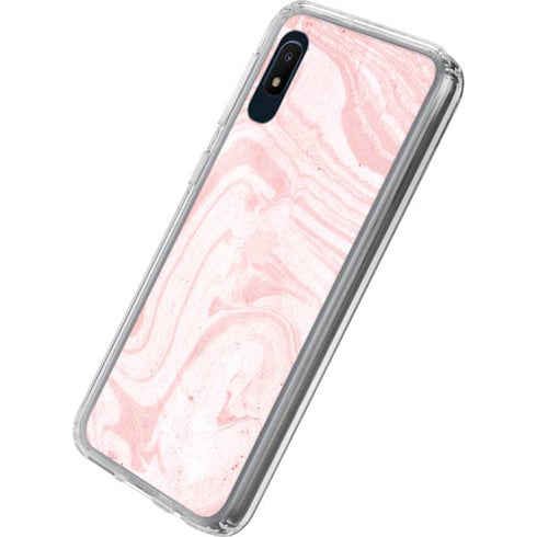 Pink Marbling Galaxy A10e Clear Case