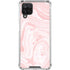 Pink Marbling Galaxy A12 Clear Case