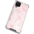 Pink Marbling Galaxy A12 Clear Case