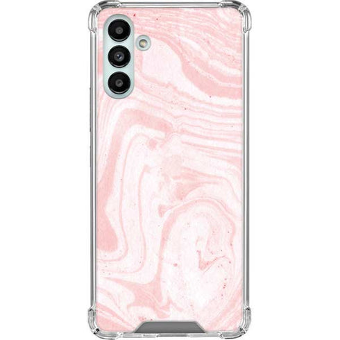 Pink Marbling Galaxy A13 5G Clear Case