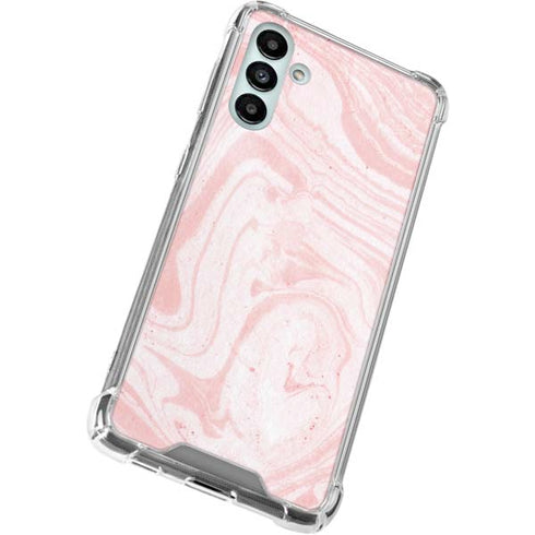 Pink Marbling Galaxy A13 5G Clear Case