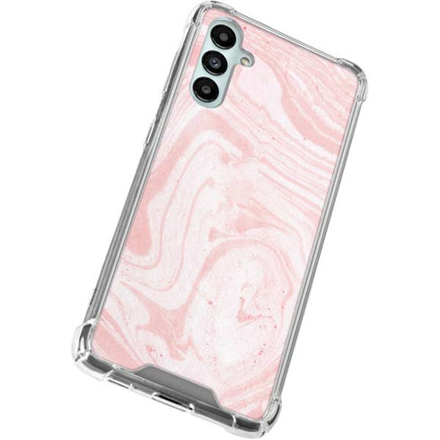 Pink Marbling Galaxy A15 5G Clear Case