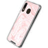 Pink Marbling Galaxy A30 Clear Case