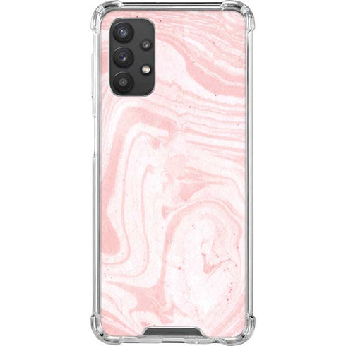 Pink Marbling Galaxy A32 5G Clear Case