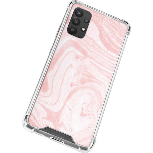 Pink Marbling Galaxy A32 5G Clear Case