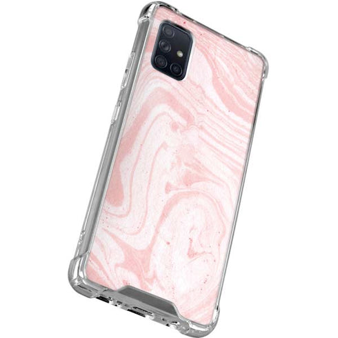 Pink Marbling Galaxy A51 5G Clear Case