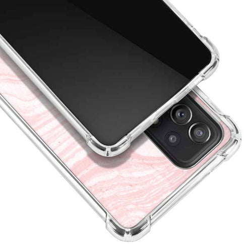 Pink Marbling Galaxy A52 5G Clear Case
