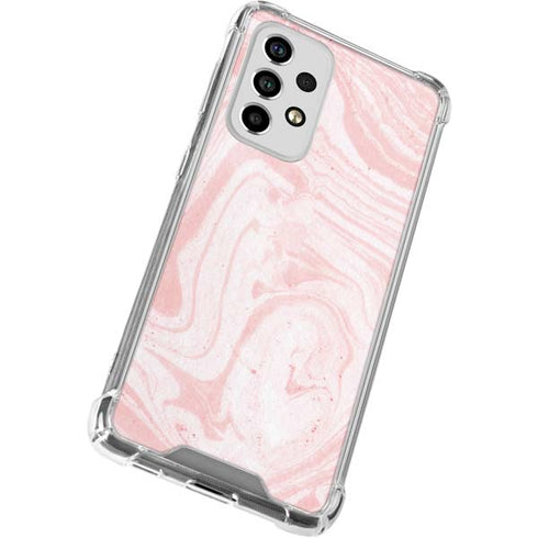 Pink Marbling Galaxy A53 5G Clear Case