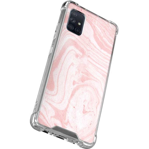 Pink Marbling Galaxy A71 5G Clear Case