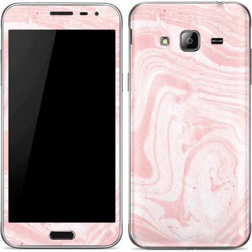 Pink Marbling Galaxy J3 Skin