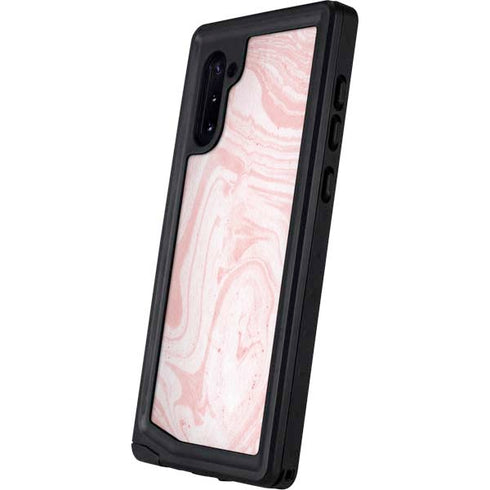 Pink Marbling Galaxy Note 10 Waterproof Case